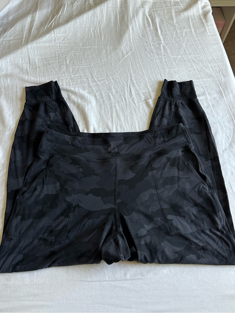 lululemon athletica Black Camo High-Rise Joggers